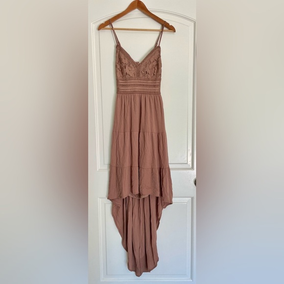 Streetwear Society Dresses & Skirts - Streetwear Society Women’s Tiered Maxi Dress in Dusty Rose